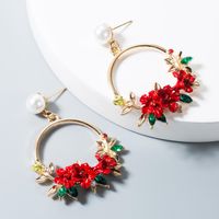 Flower Earrings, Women's Pearl Earrings, Trend Earrings main image 4