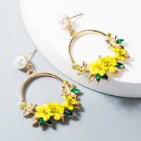 Flower Earrings, Women's Pearl Earrings, Trend Earrings main image 3