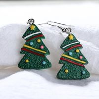 New Cute Cartoon Color Christmas Tree Gift Earrings main image 5
