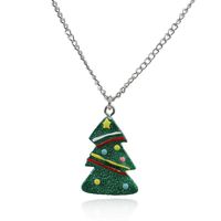 New Cute Cartoon Color Christmas Tree Gift Earrings main image 3
