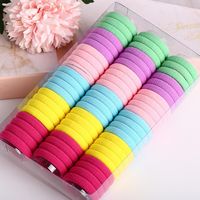 Head Rope Rubber Band Headwear Simple Solid Color Seamless Seam Rope High Elastic Hair Ring main image 1