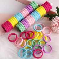Head Rope Rubber Band Headwear Simple Solid Color Seamless Seam Rope High Elastic Hair Ring main image 3