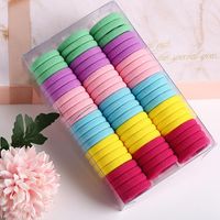 Head Rope Rubber Band Headwear Simple Solid Color Seamless Seam Rope High Elastic Hair Ring sku image 1