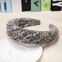 Sponge Thickening Material Headband Ladies Wide Side Headband sku image 1