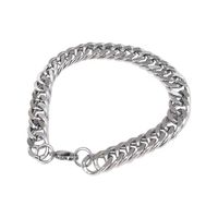 Hip-hop European And American Simple Thick Chain Alloy Bracelet main image 6