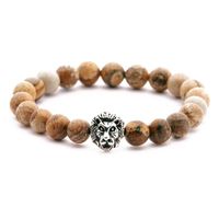 Nouveau Produit   Vente Chaude Agate Perle Bracelet Dessin Pierre Lion Tête De Bouddha Perles Bracelet main image 4