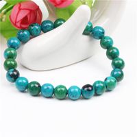 Natural Phoenix Stone 8mm Beaded Bracelet Natural Stone Men's Bracelet main image 3