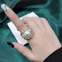 Vintage Baroque Ring Female Palace Wind Open Ring main image 2