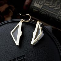 Jewelry Simple Triangle Pendant Women's Earrings main image 4