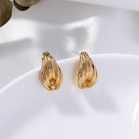 Stud Earrings Personality Geometric Alloy Earrings Long Earrings Pearl main image 4