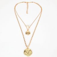 Avatar Coin Shell Pendant Necklace Female sku image 1