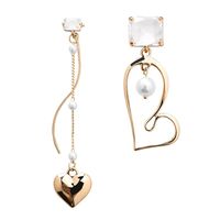 Irregular Love Pearl Tassel Earrings Nhms155992 main image 6