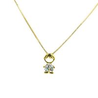 Fashion Inlaid Color Zirconium Boy Girl Necklace Nhbp156038 sku image 5