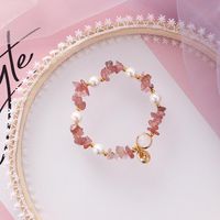 Fashion Natural Stone Crystal Beaded Bracelet Nhms156055 sku image 1