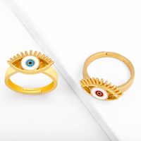 Hot 2019 Creative European And American Style Eye Drops Oil Ring Ring Female Cross-border Accessories Rij11 main image 3