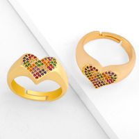 Rings Love Ring Rainbow Jewelry Diamond Ring main image 3