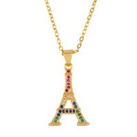 Star Moon Goddess Inlay Diamond Necklace Fashion Jewelry 18k Gold Necklace Sweater Chain main image 4