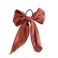 Bow Knot Rope Female Ponytail Fabric Streamer Super Fairy Simple Hair Rope Rubber Band Hair Ring main image 6