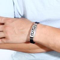 Stainless Steel Bracelet New Gift Men's Specialty Jewelry Personality Creative Silicone Bracelet main image 6