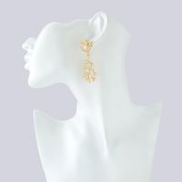 Stud Earrings Beautiful Pearl Fashion Pop Coral Gold Earrings main image 5