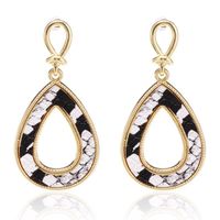 New Earrings Fashion Retro Creative Snake-shaped Drop-shaped Hollow Earrings main image 1