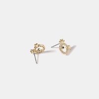 S925 Small Fish Zircon Color And Simple Fashion Earrings Earrings main image 3