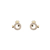 S925 Small Fish Zircon Color And Simple Fashion Earrings Earrings main image 6