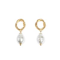 Imitation Pearl Earrings Female New Long Hand Made Alloy Jewelry main image 6