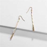 Earrings Jewelry Bamboo Chain Drill Pendant Female Earrings New main image 2