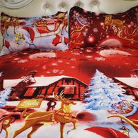 Home Textile Christmas Holiday Atmosphere Is Set Of Three Sets Of Four Sets Of Home Textiles main image 4