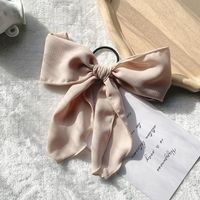 Bow Knot Rope Female Ponytail Fabric Streamer Super Fairy Simple Hair Rope Rubber Band Hair Ring sku image 2