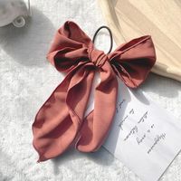 Bow Knot Rope Female Ponytail Fabric Streamer Super Fairy Simple Hair Rope Rubber Band Hair Ring sku image 7