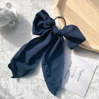 Bow Knot Rope Female Ponytail Fabric Streamer Super Fairy Simple Hair Rope Rubber Band Hair Ring sku image 4