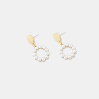 Best Selling Simple Fashion Pearl Earrings Earrings Female sku image 1