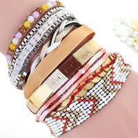 Neues Hand Gewebtes Brasilia Nisches Armband Mit Reis Perlen Aus Dem Außenhandel main image 1
