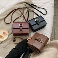 Nouveau Petit Sac Femmes De 2019 Nouvelle-coréen Style Simple Western Style Texturé Petit Carré Sac De Mode Bandoulière Épaule Sac main image 5