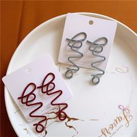 Trendy Letter Love Sweet Alloy Earrings Nhyq156523 main image 3