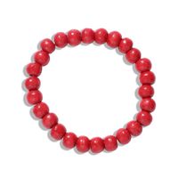New Candy Color Wooden Simple Bracelet Fashion Bangle Nhjq156568 main image 5