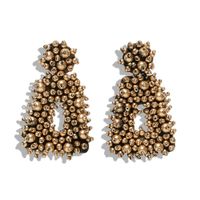 Square Colored Beads Woven Earrings Nhjq156571 main image 4