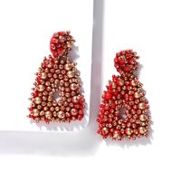 Square Colored Beads Woven Earrings Nhjq156571 main image 7