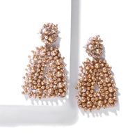 Square Colored Beads Woven Earrings Nhjq156571 main image 10