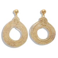 Fashion Big Circle Rope Earrings Nhjq156590 main image 4