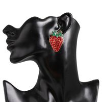 Fashion Strawberry Acrylic Earrings Ear Studs main image 6