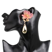 Acrylic Flower Alloy Drop Earrings Nhjj156621 main image 6