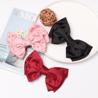 New Chiffon Printed Two-layer Bow Spring Clip Hairpin Nhjj156626 main image 6