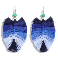 Hand-knitted Tassel Earrings Nhjq156567 sku image 9