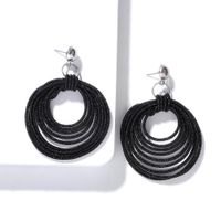 Fashion Round Rope Earrings Nhjq156585 sku image 1