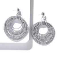 Fashion Round Rope Earrings Nhjq156585 sku image 3