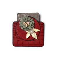 Broche Flor Cuero Geométrico Nhjj156634 sku image 1