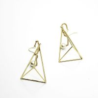 Baroque Triangle Pearl Long Ear Hook Nhwj156753 main image 1